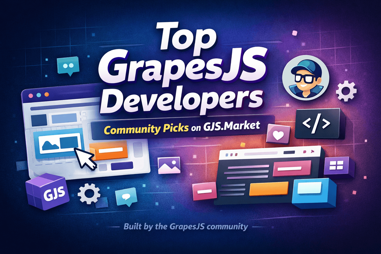 GJS上十大GrapeJS开发者和工作室。市场
