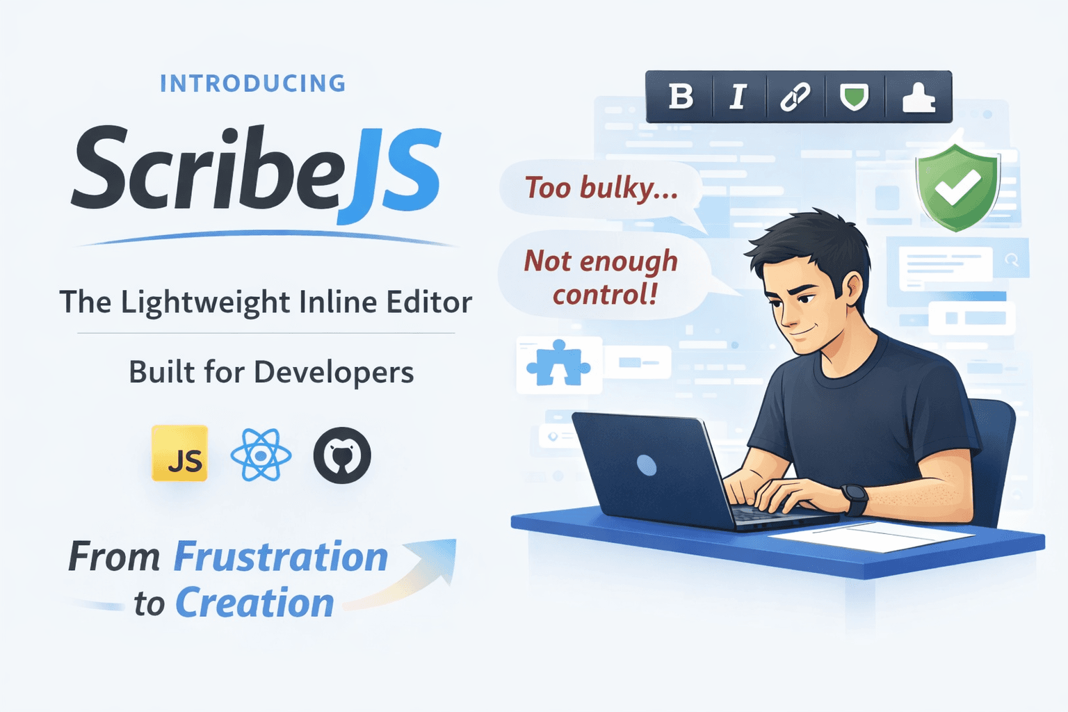 ScribeJS：轻量级内联富文本编辑器