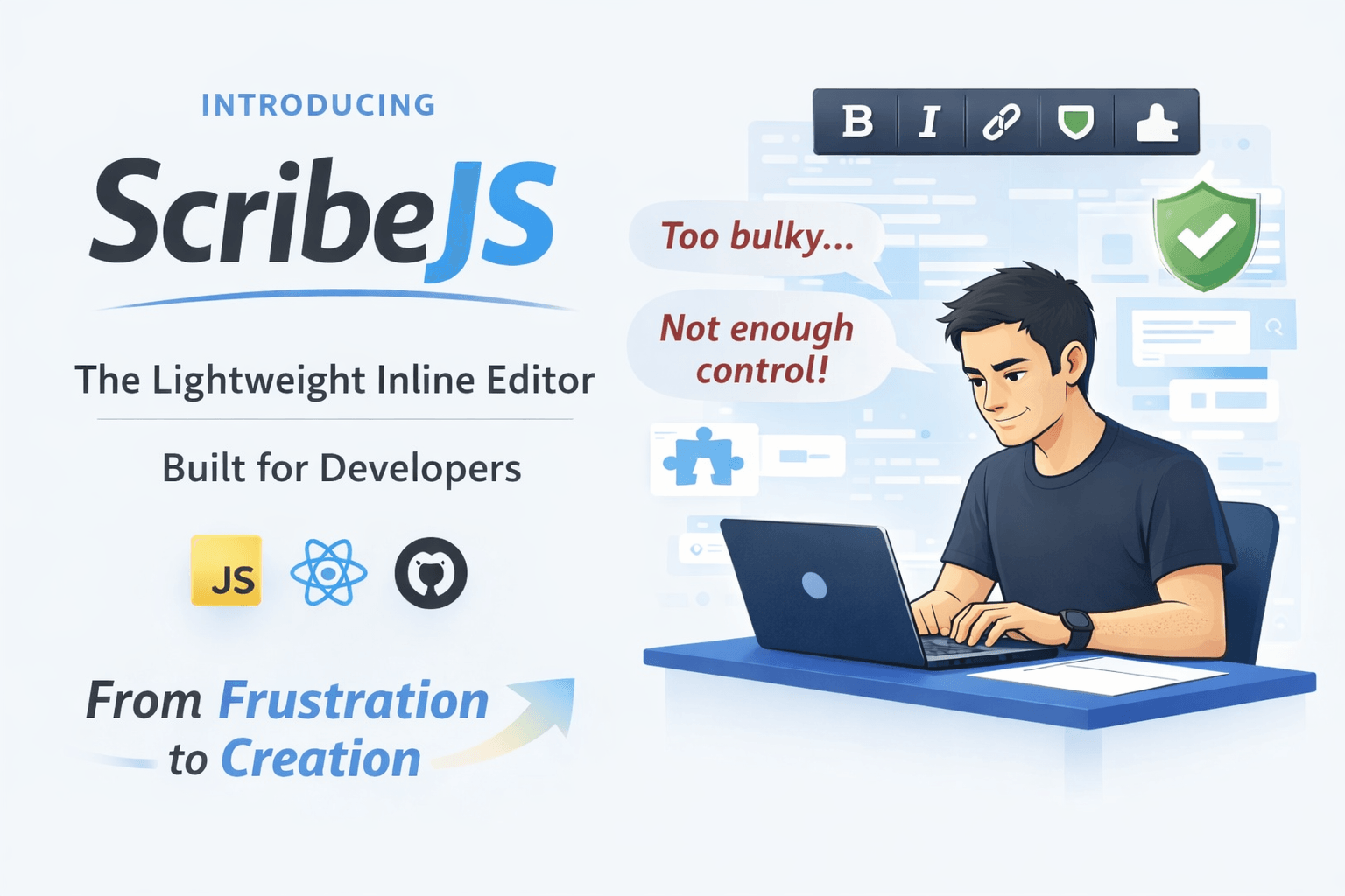 ScribeJS：轻量级内联富文本编辑器